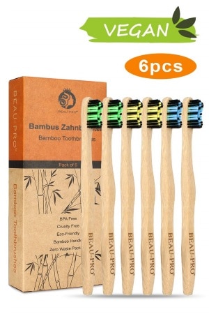 Brosse à dents naturelle bambou BEAU PRO top 3
