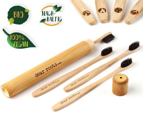 Brosse à dents naturelle bambou DEAR ROOTS top 3