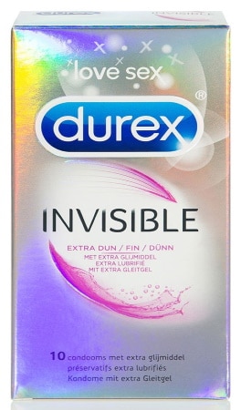 Préservatif pour sensation homme extra fin DUREX masculin lubrifié latex naturel pour protection maximale très agréable invisible top5